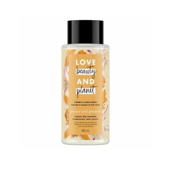 Love Beauty And Planet Turmeric Tonka Essence Sulfate Free Shampoo 13.5 Fl Oz - Picture 1 of 2